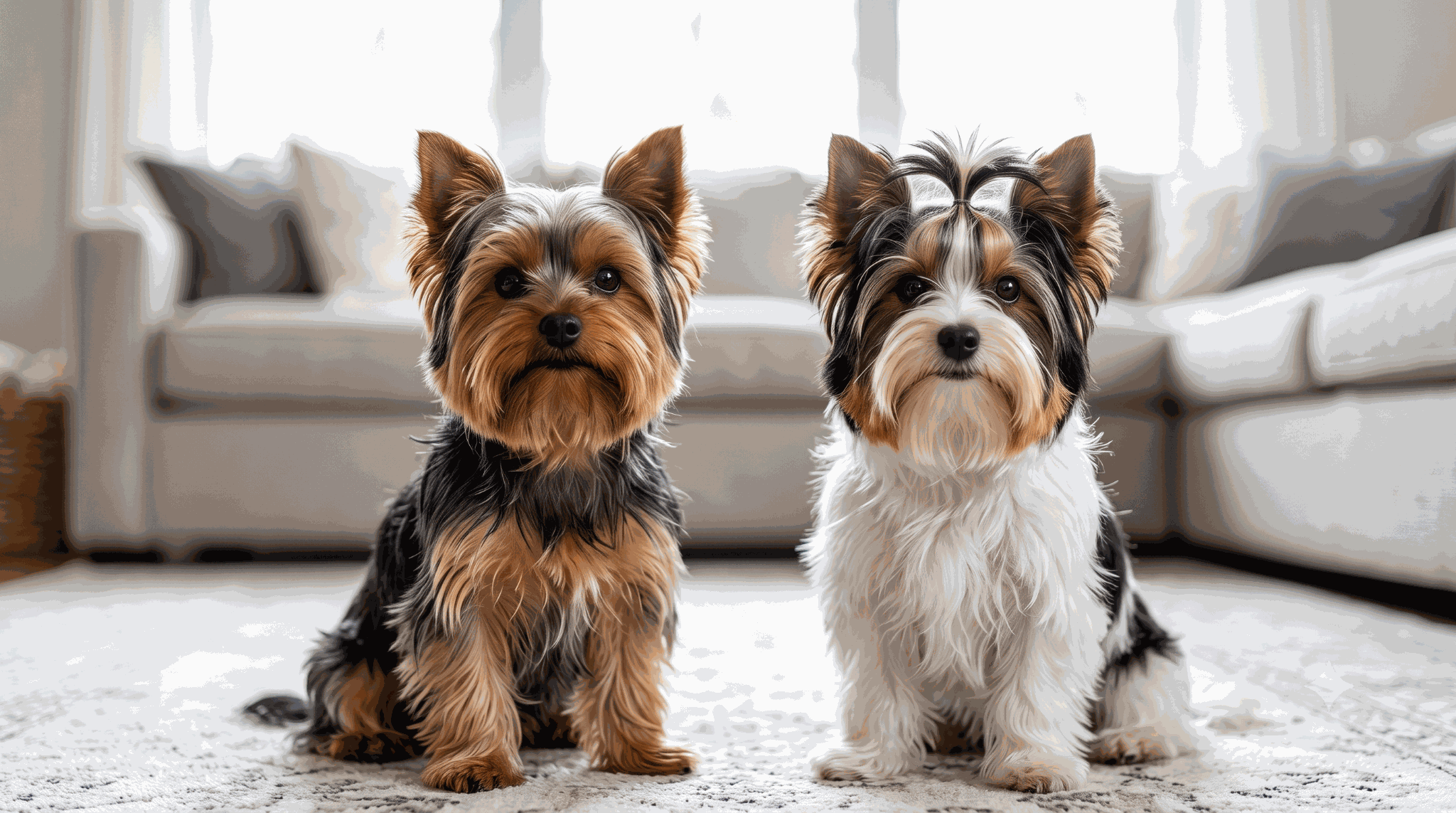 Yorkshire terrier e Biewer terrier diferenças e curiosidades no hospital veterinário Fauna em São Bernardo do Campo.
